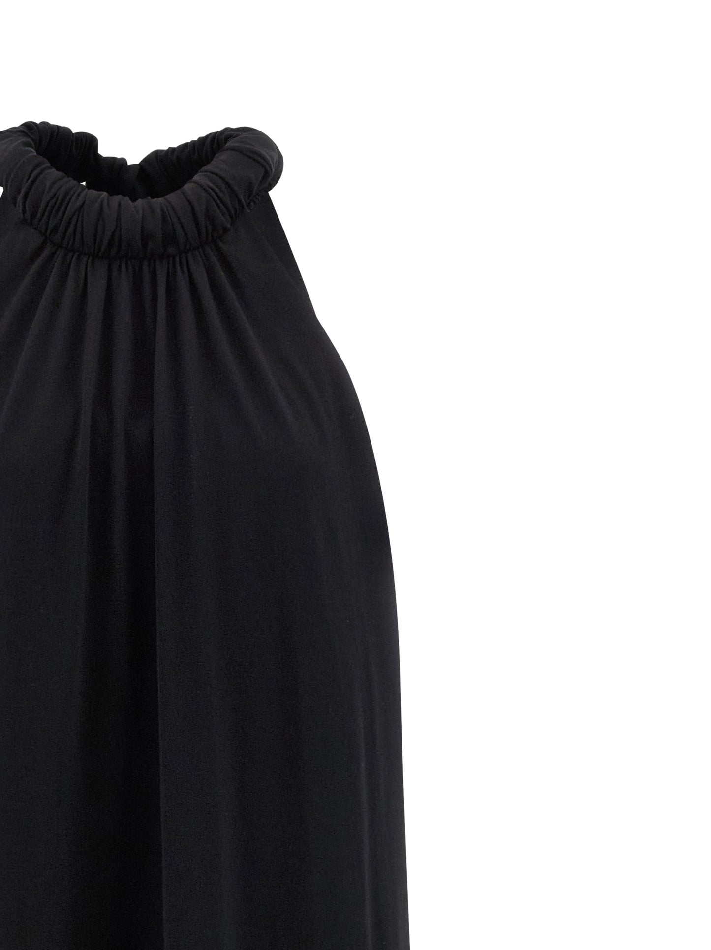 Black Cotton Long Dress