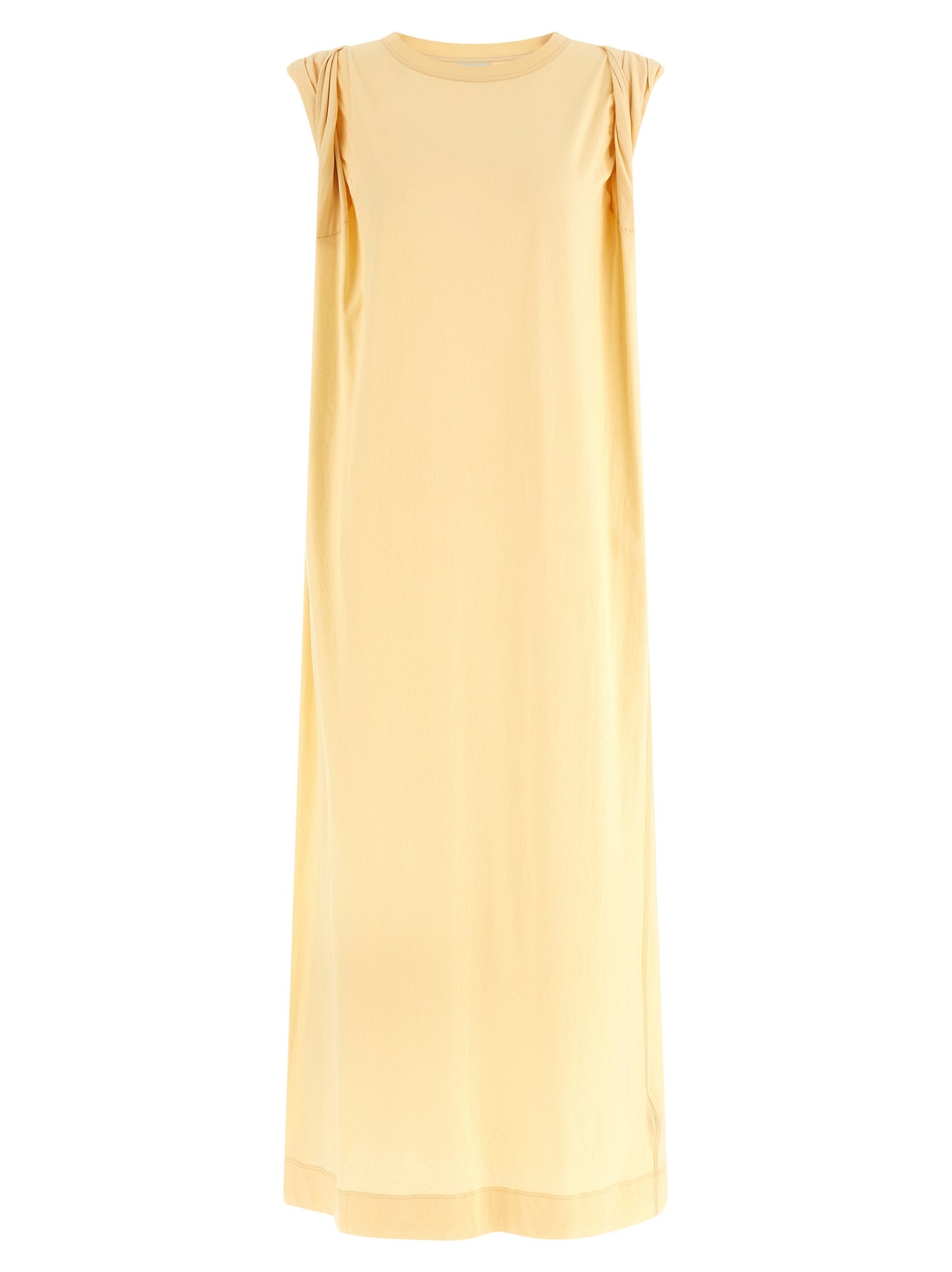 Bicolor Cotton Long Dress