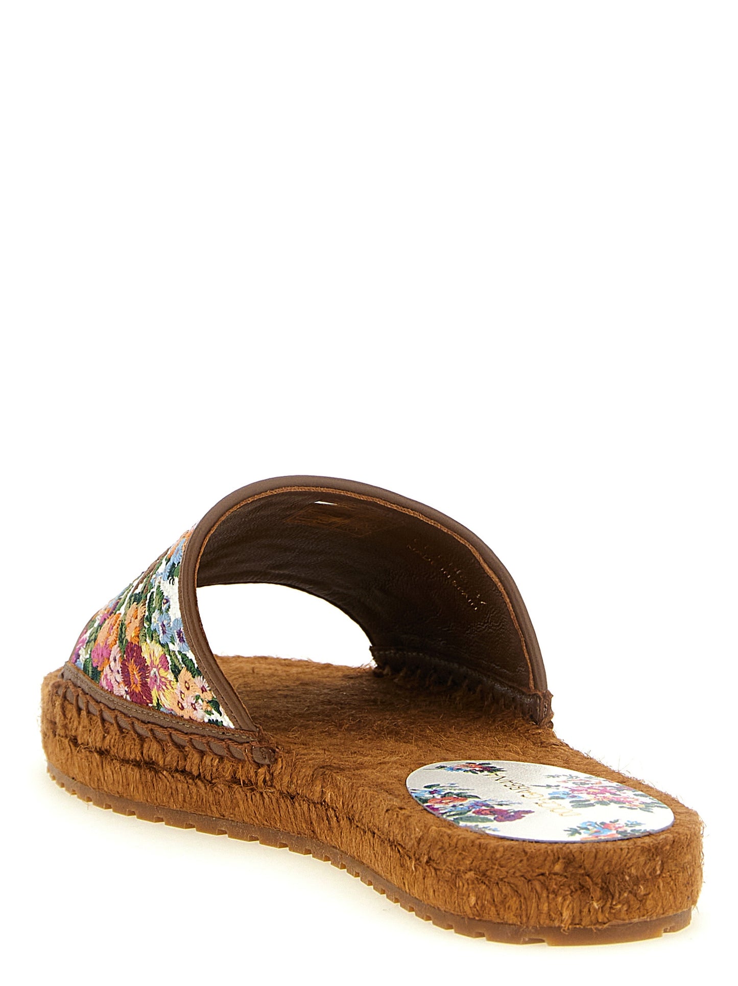Multicolor Lamb Leather Slides