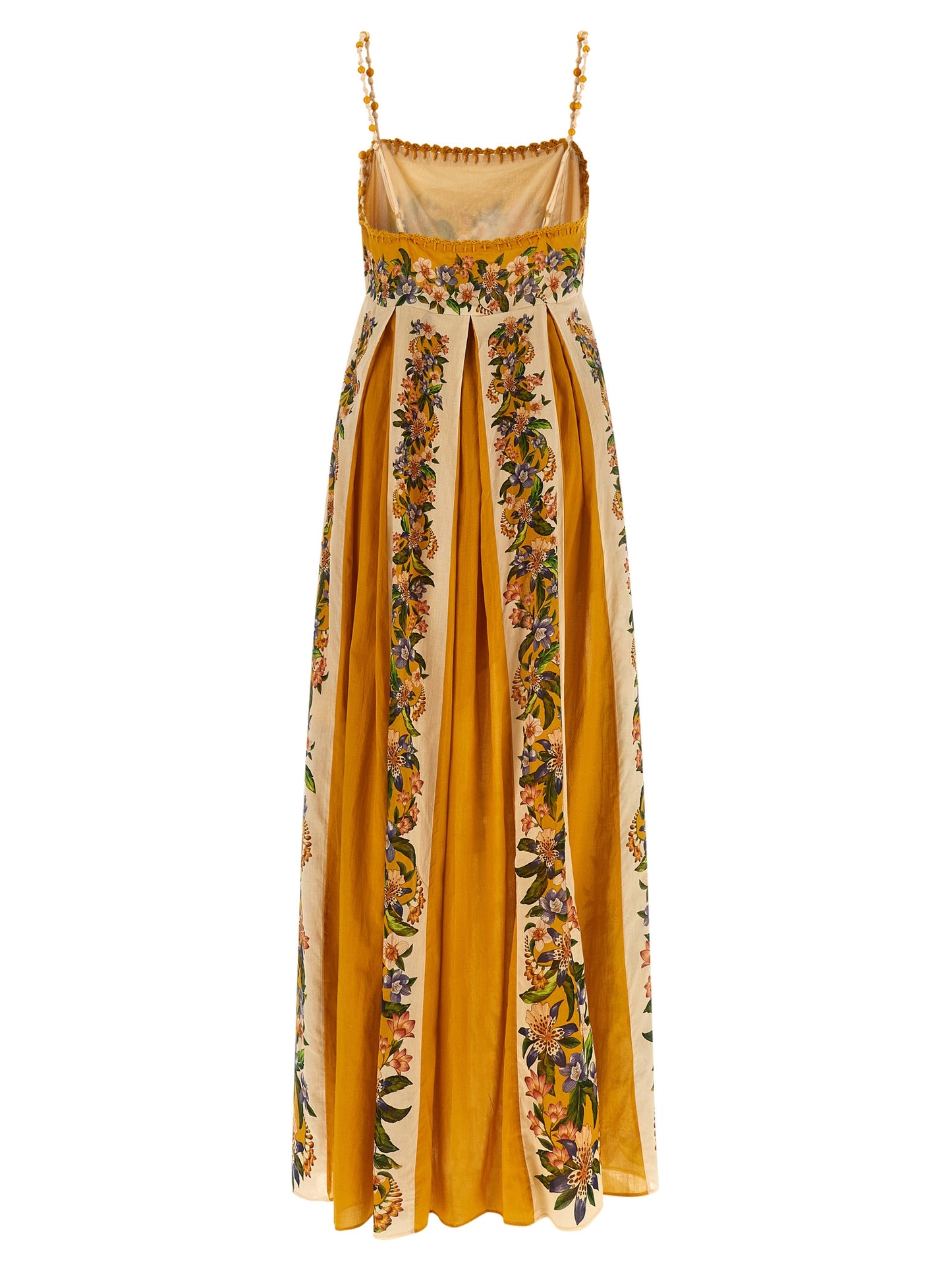 Bicolor Viscose Long Dress