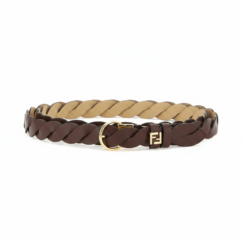 Fendi Multicolor Calfskin Regular Belt