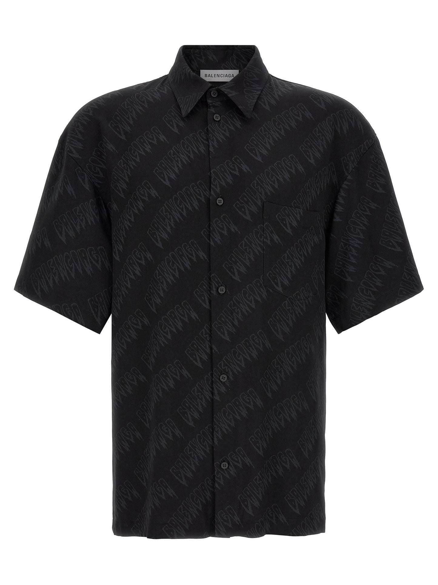 Balenciaga Black Viscose Blouse