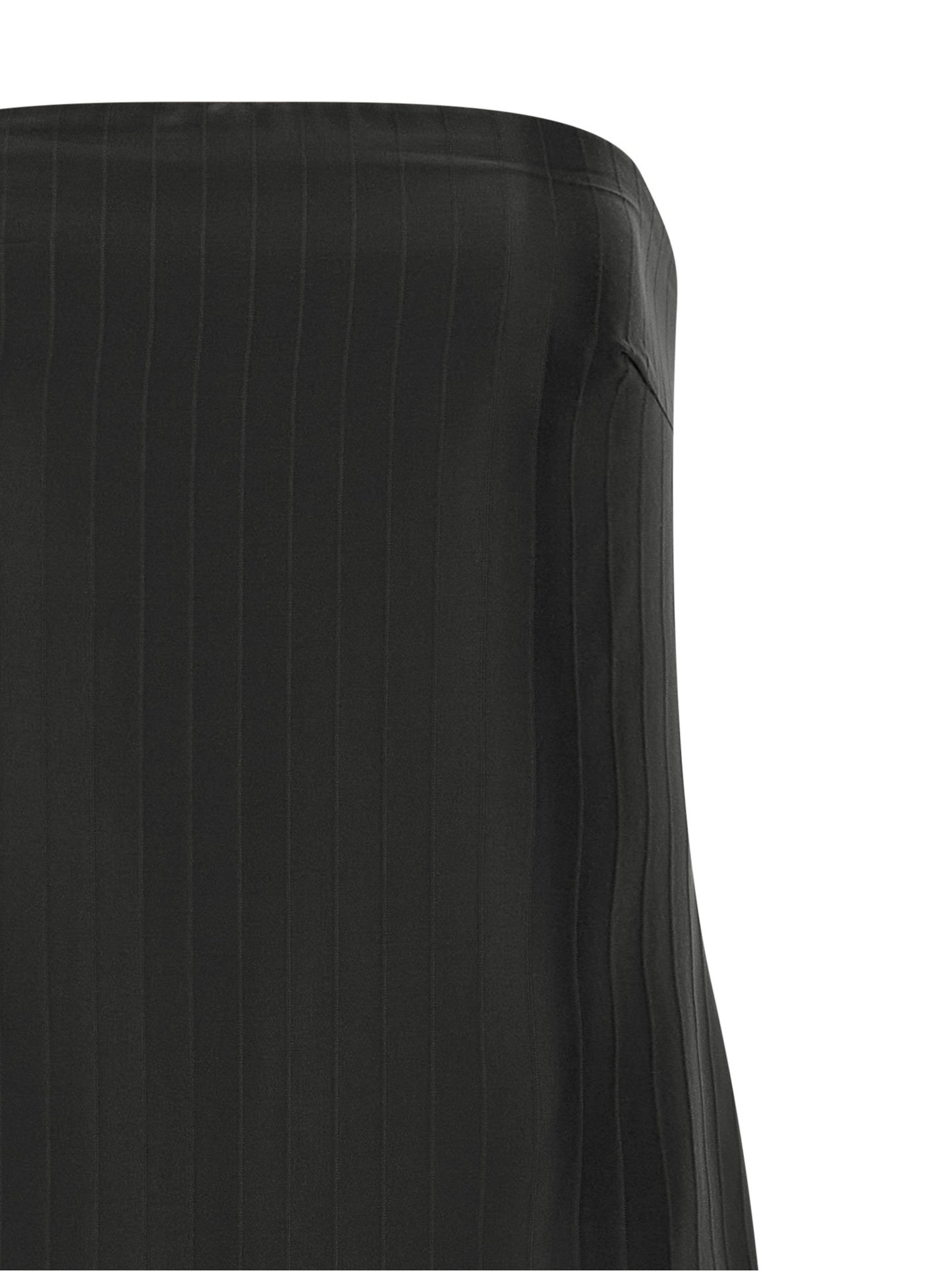 Black Viscose Midi Dress
