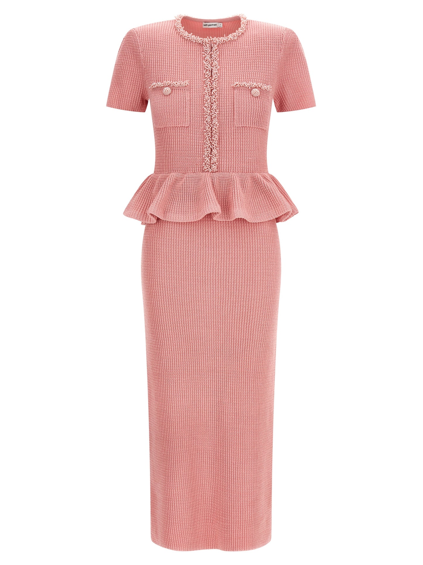 Multicolor Polyester Midi Dress