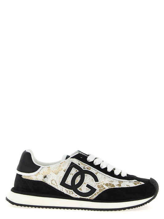 Bicolor Cotton Sneakers