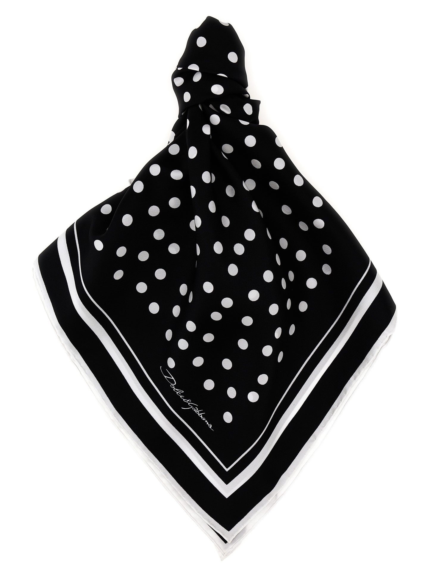 Bicolor Silk Scarf