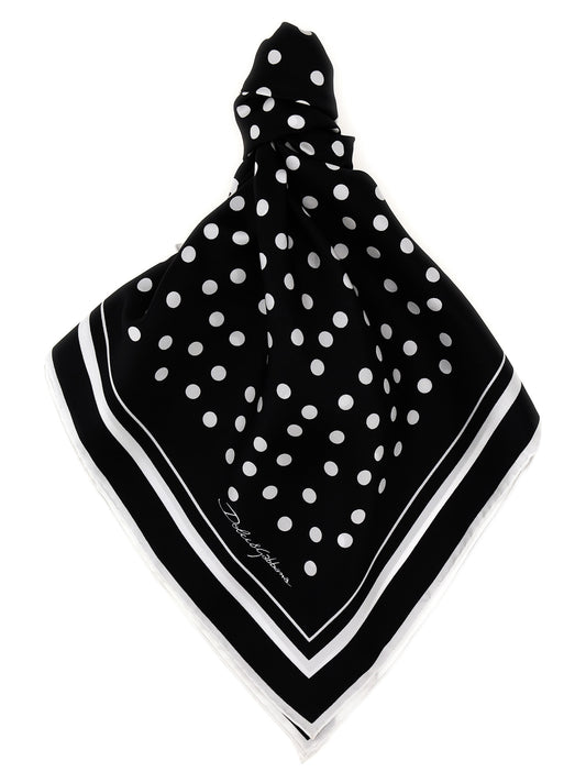Bicolor Silk Scarf