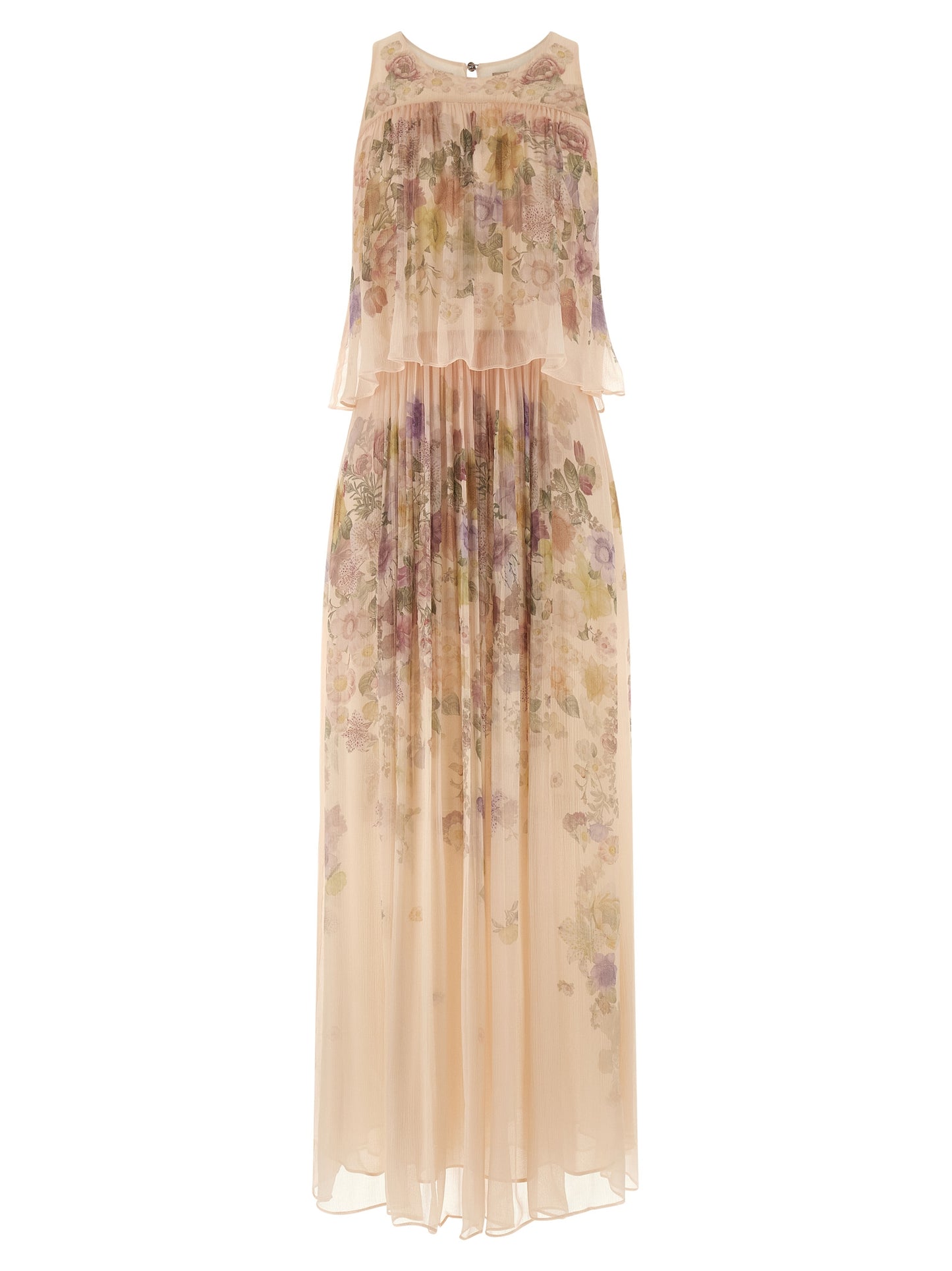 Multicolor Viscose Long Dress