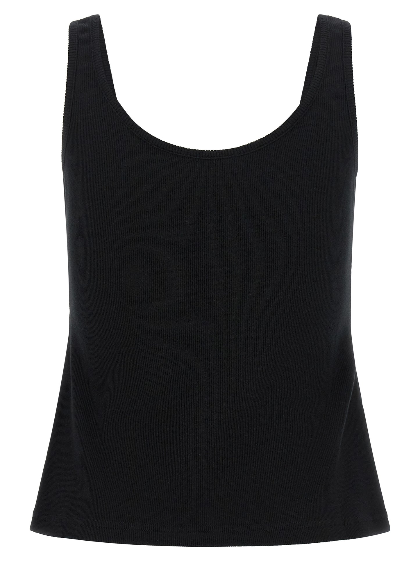 Black Cotton Tank Tops
