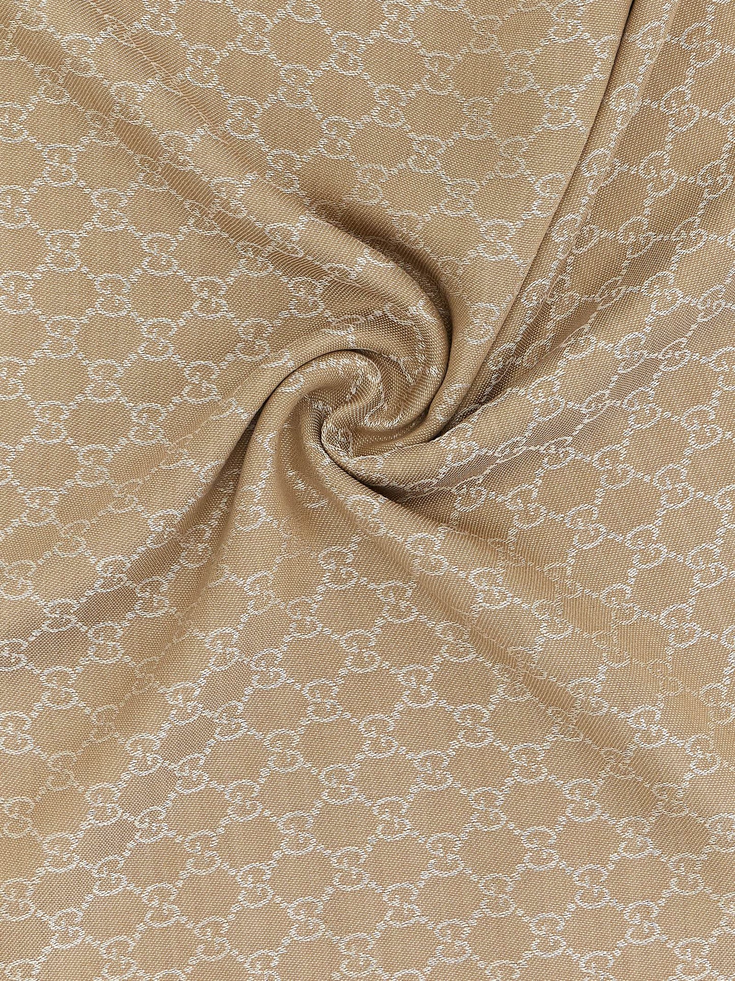 Beige Silk Scarf