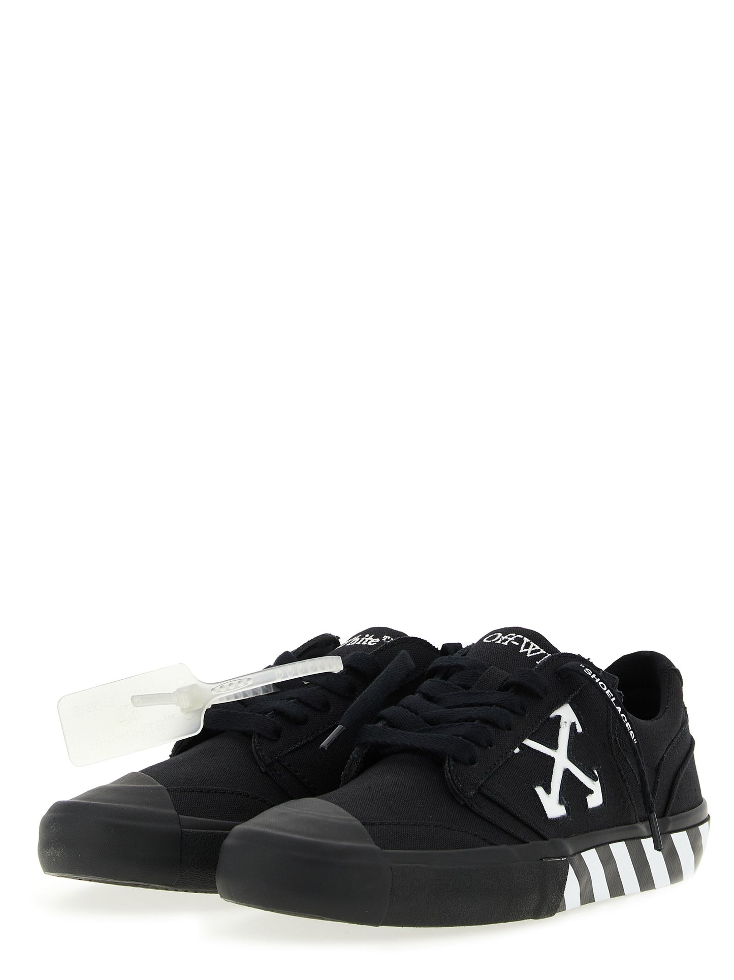 Bicolor Cotton Low Top Sneakers