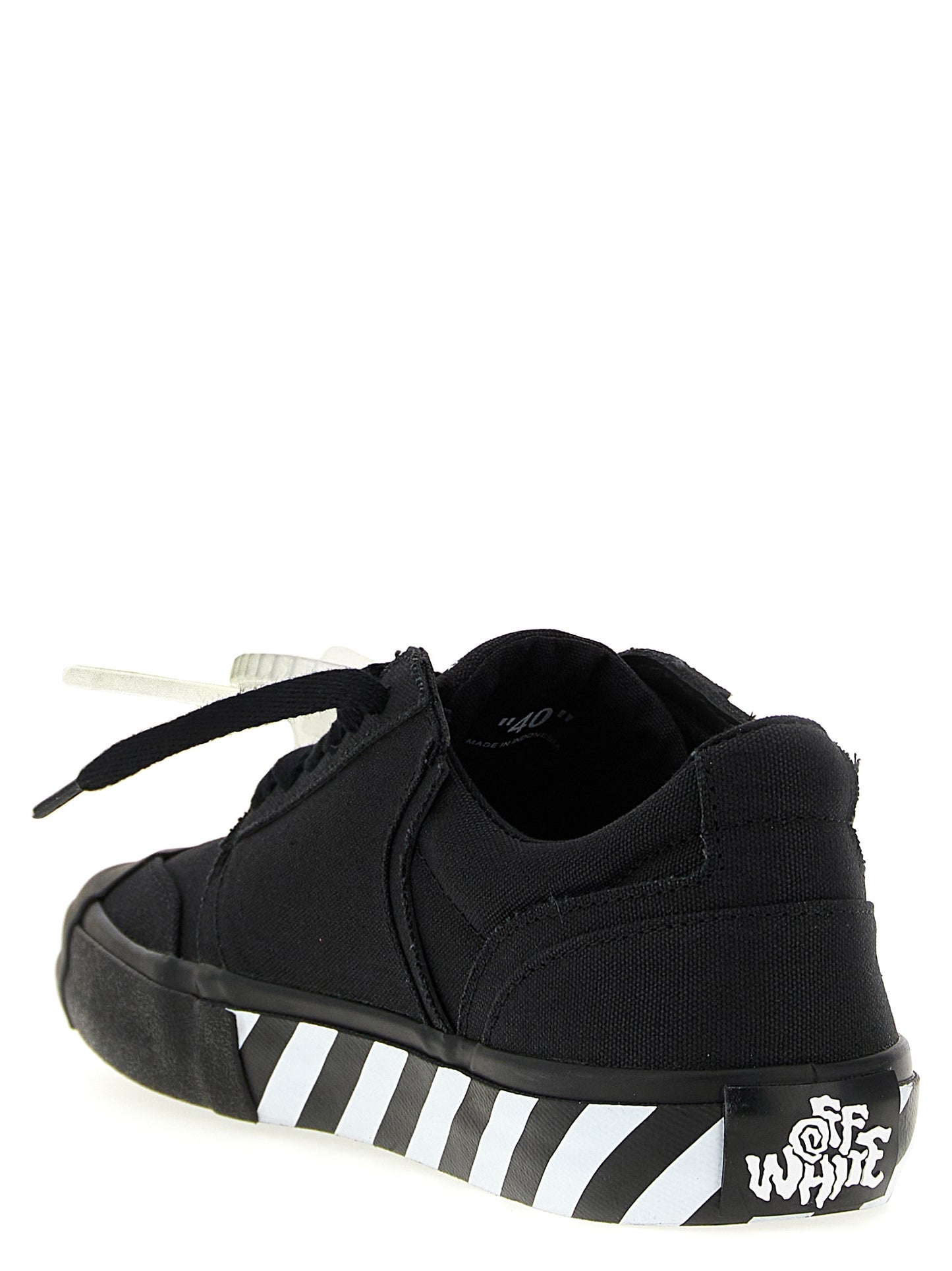 Bicolor Cotton Low Top Sneakers