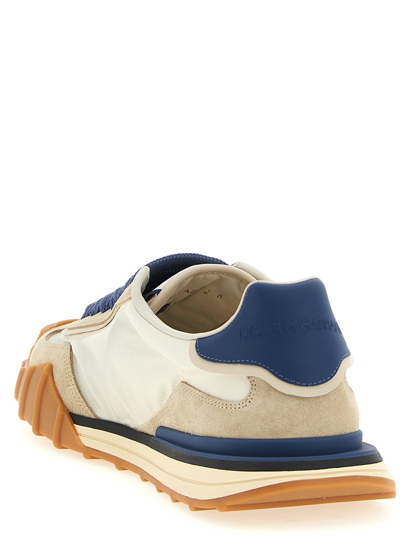 Blue Calfskin Athletic Sneakers