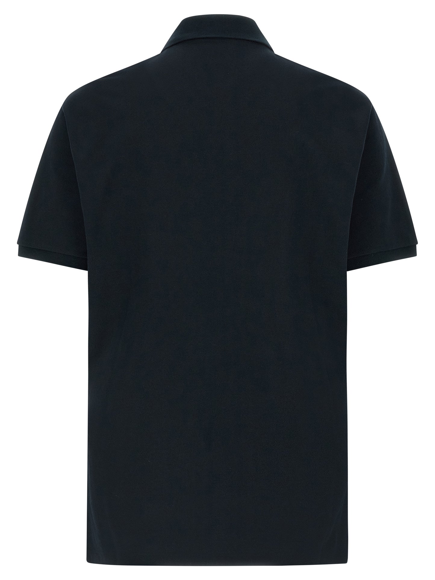 Blue Cotton Polo Shirt