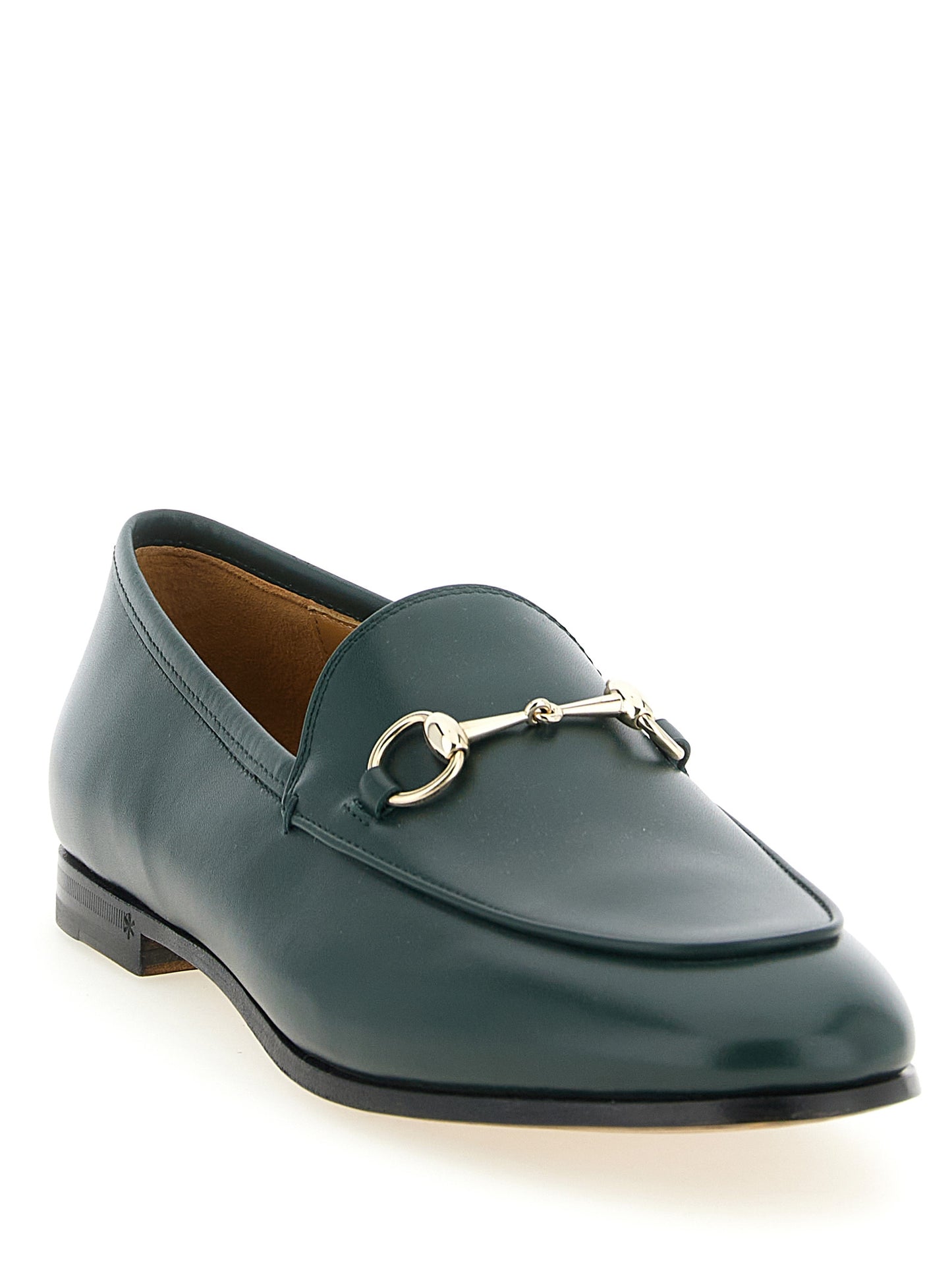 Gucci Bicolor Calfskin Slip-On Loafers