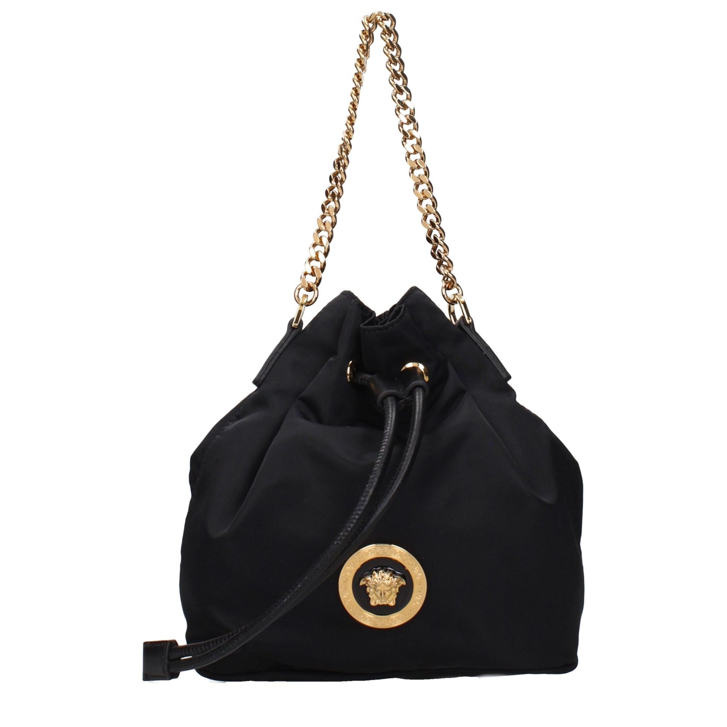 Black Fabric Handbag
