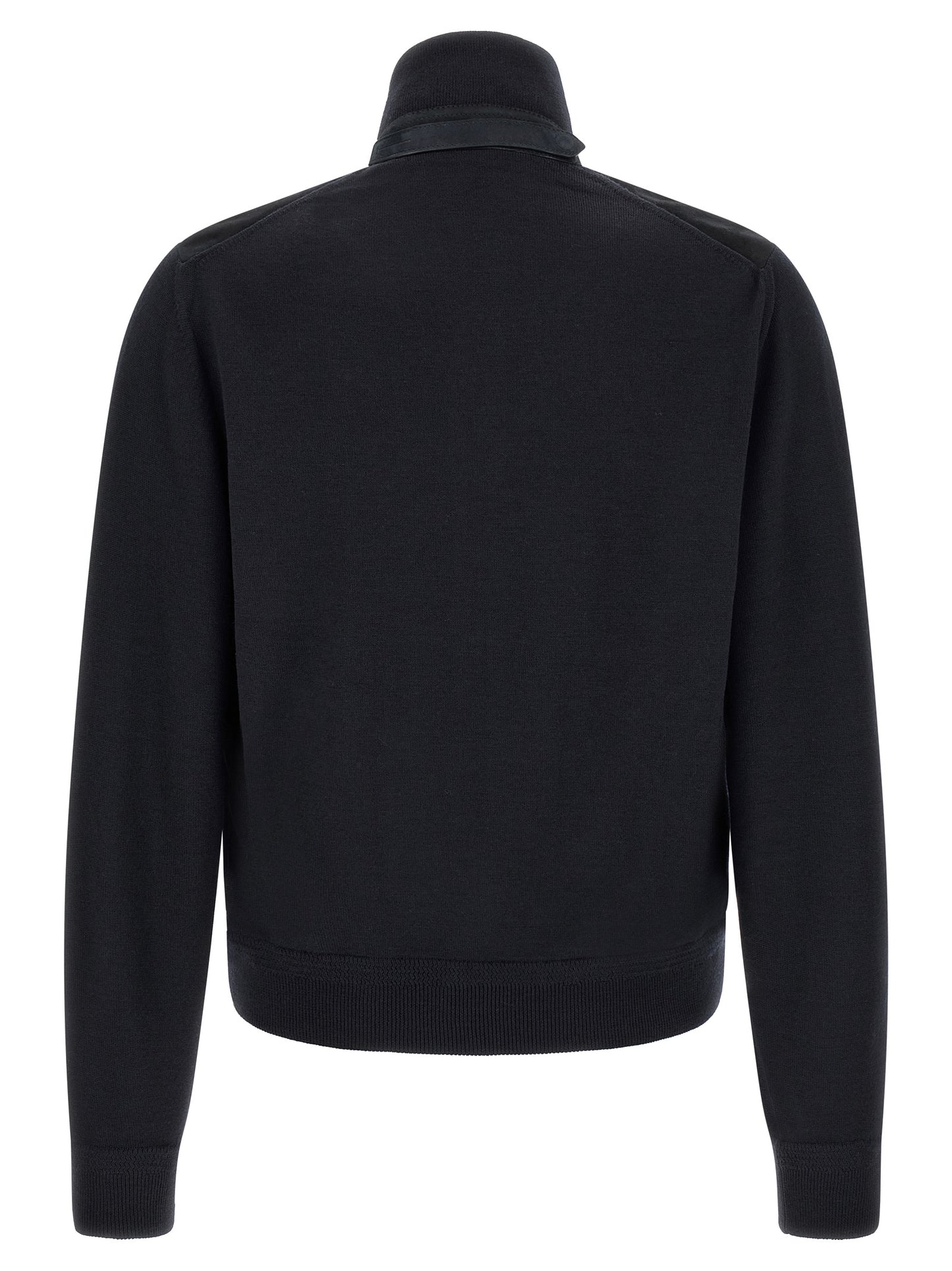 Tom Ford Blue Wool Cardigan