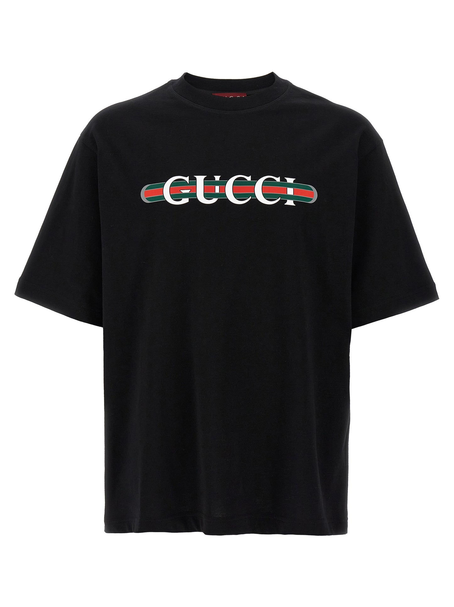 Gucci Black Cotton T-Shirt