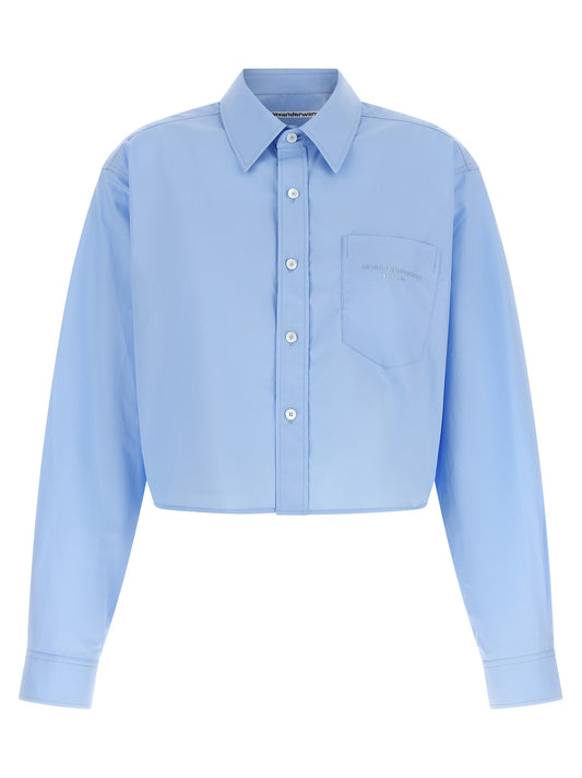 Alexander Wang Blue Cotton Blouse