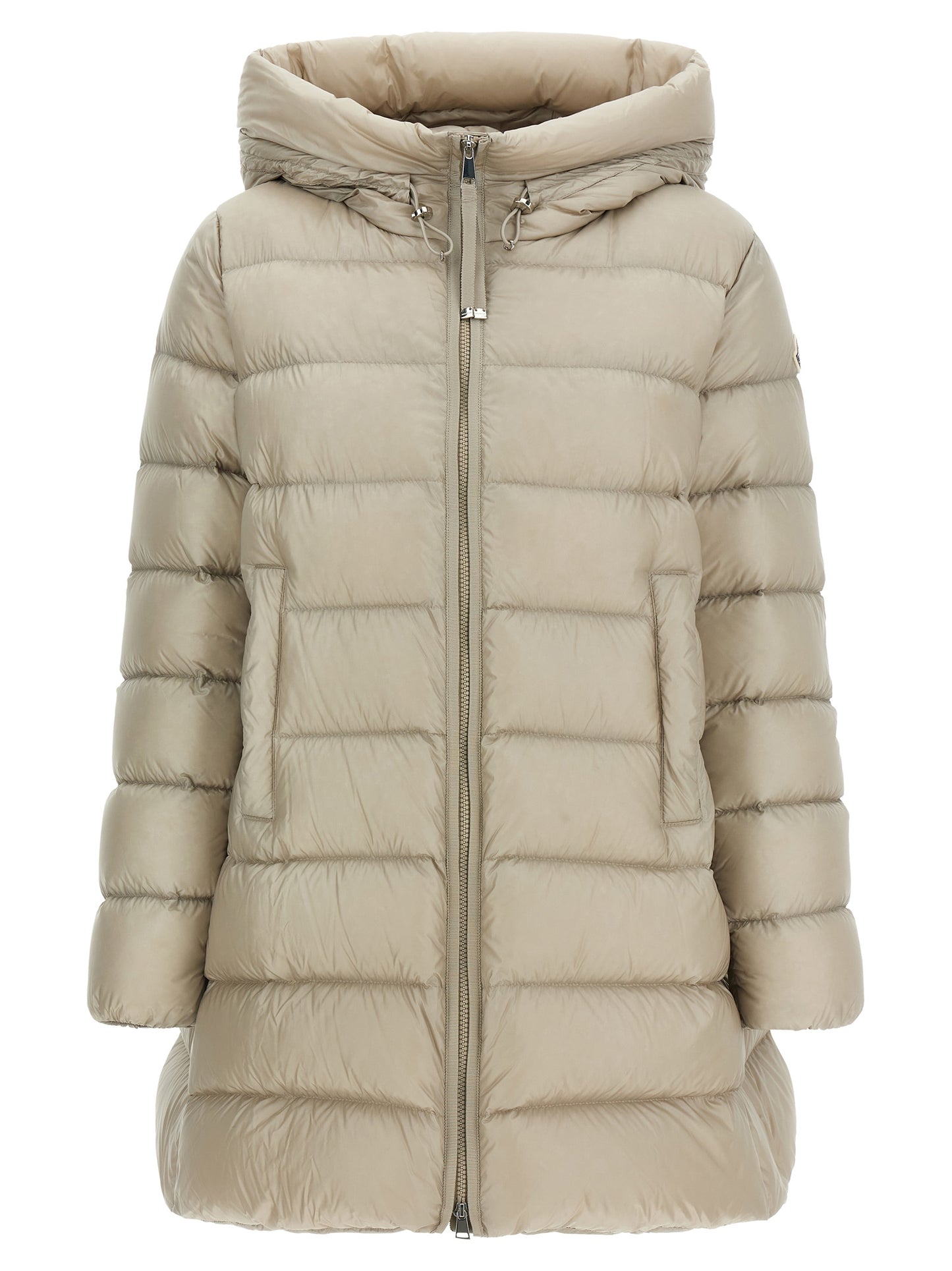 Moncler Beige Polyamide Full-Length Jacket