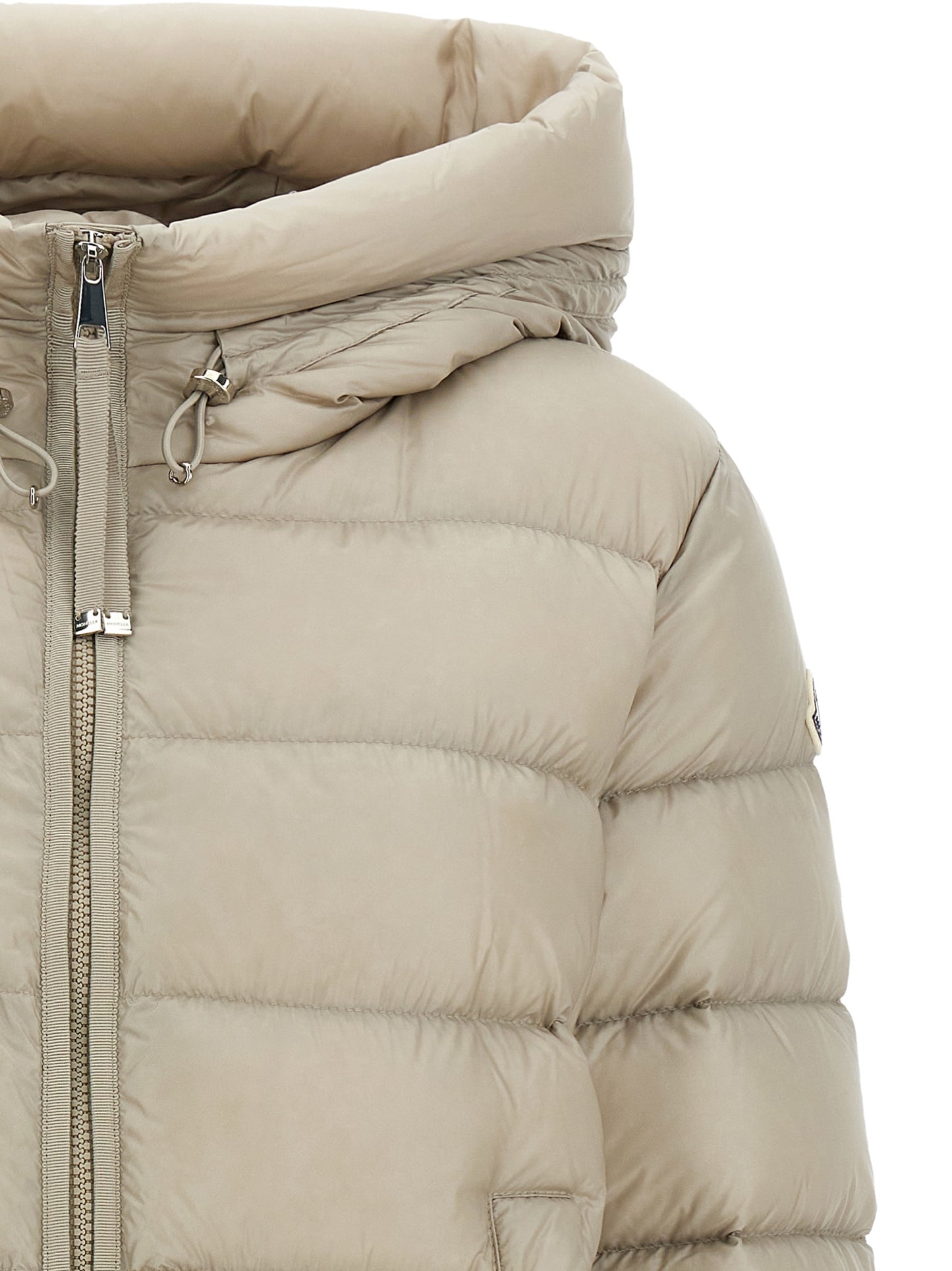 Moncler Beige Polyamide Full-Length Jacket