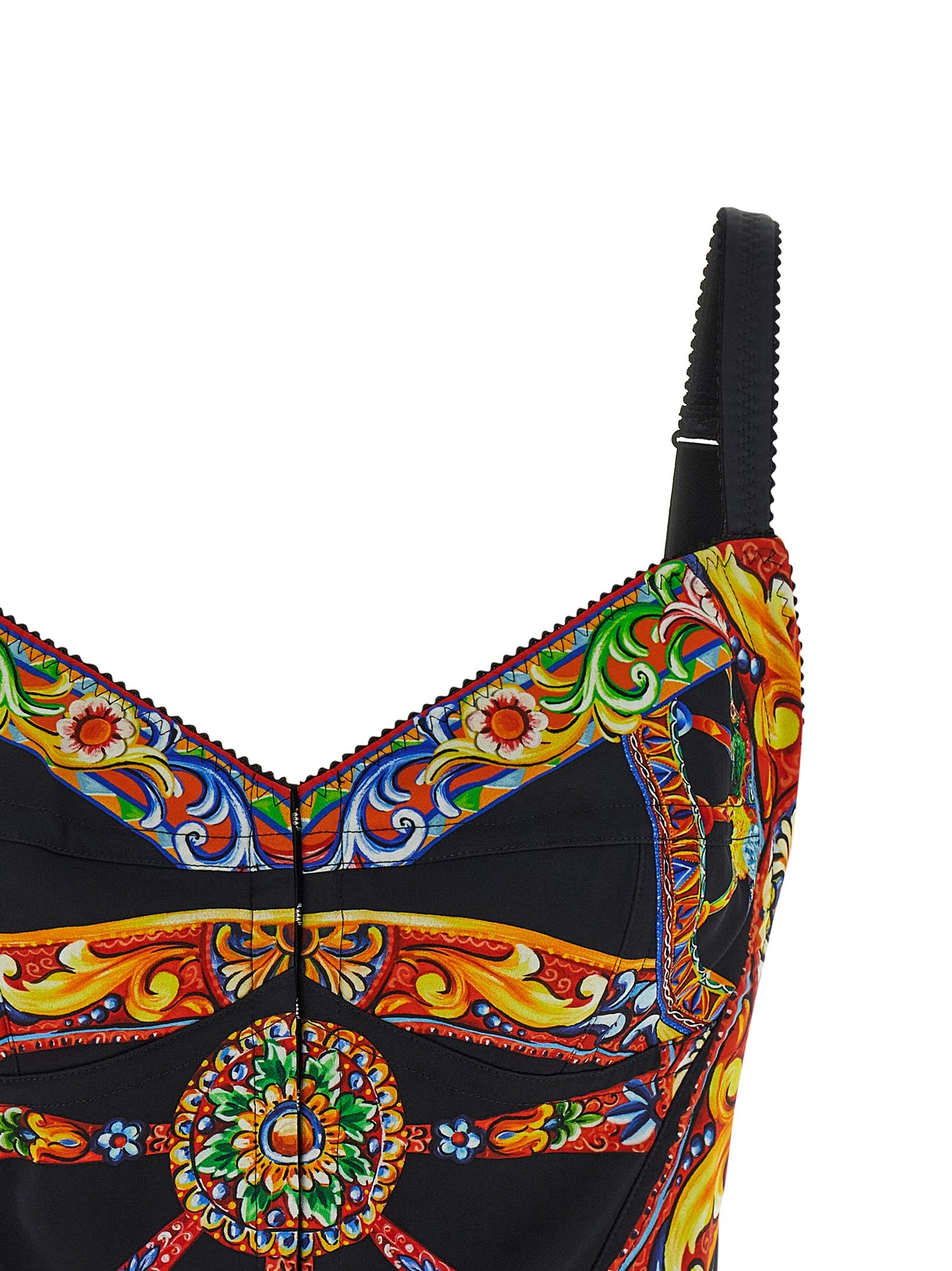 Dolce & Gabbana Multicolor Silk Tank Tops