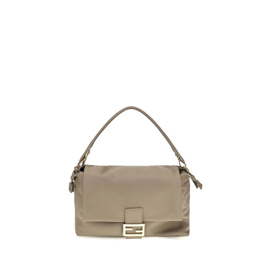 Fendi Beige Calf Leather Bos Taurus Shoulder Bag