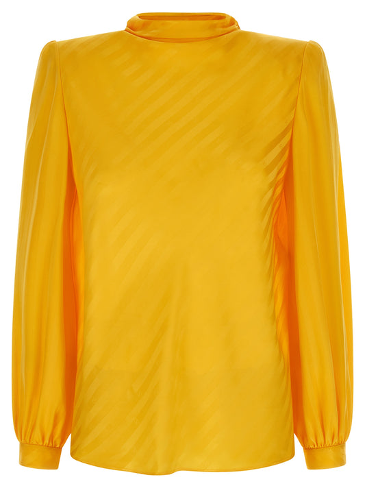 Valentino Garavani Bicolor Silk Blouse