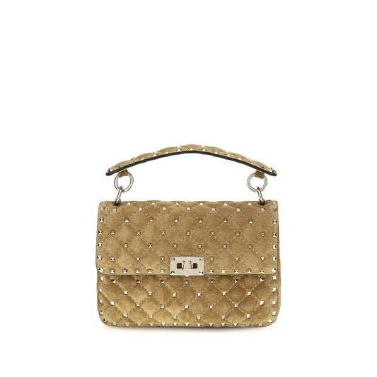 Valentino Garavani Beige Calf Leather Bos Taurus Shoulder Bag