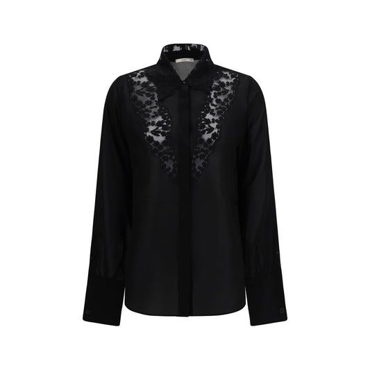 Fendi Black Silk Blouse