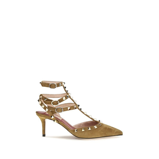 Valentino Garavani Beige Goatskin High Heel Pumps