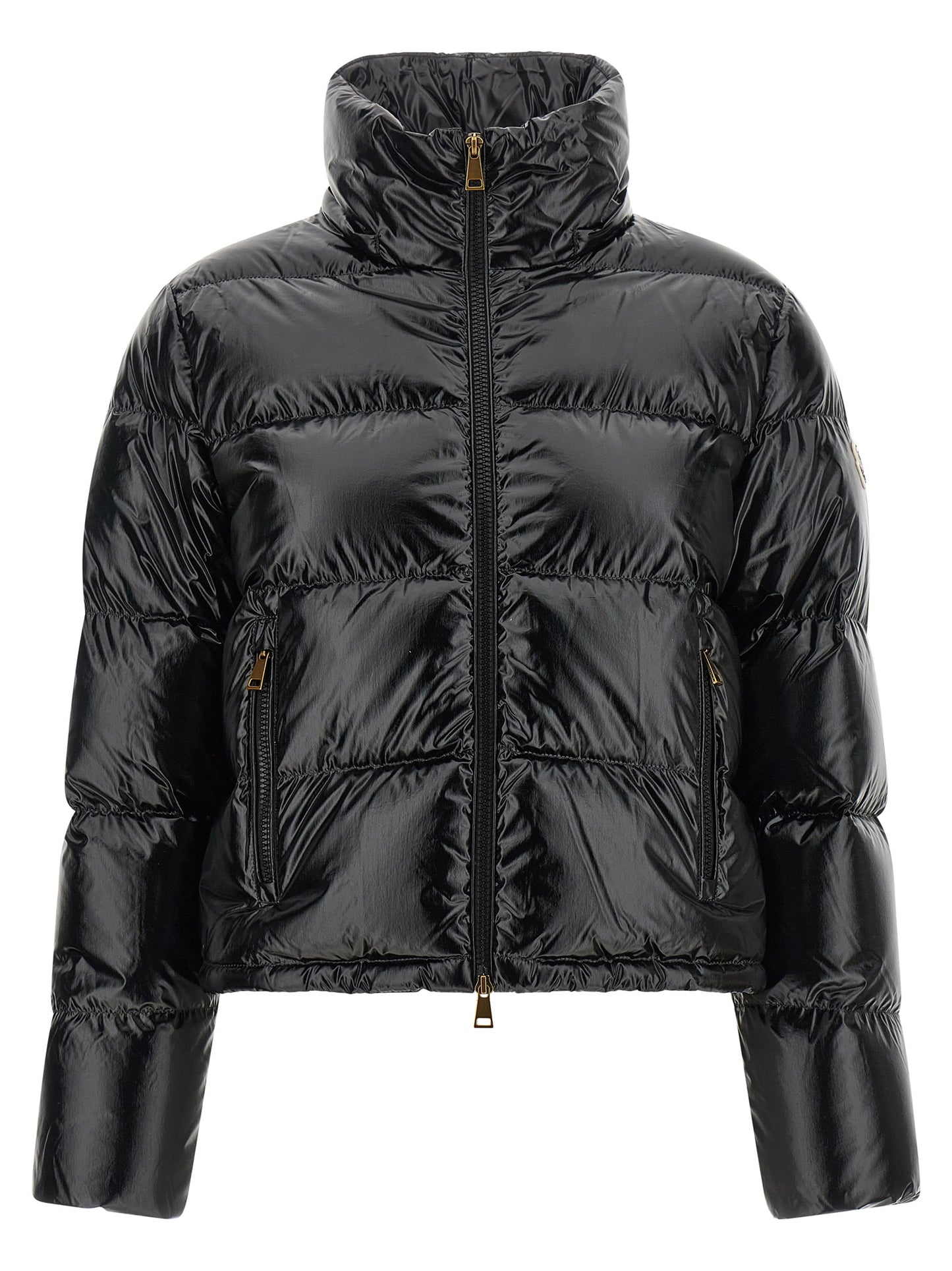 Moncler Black Polyamide Full-Length Jacket