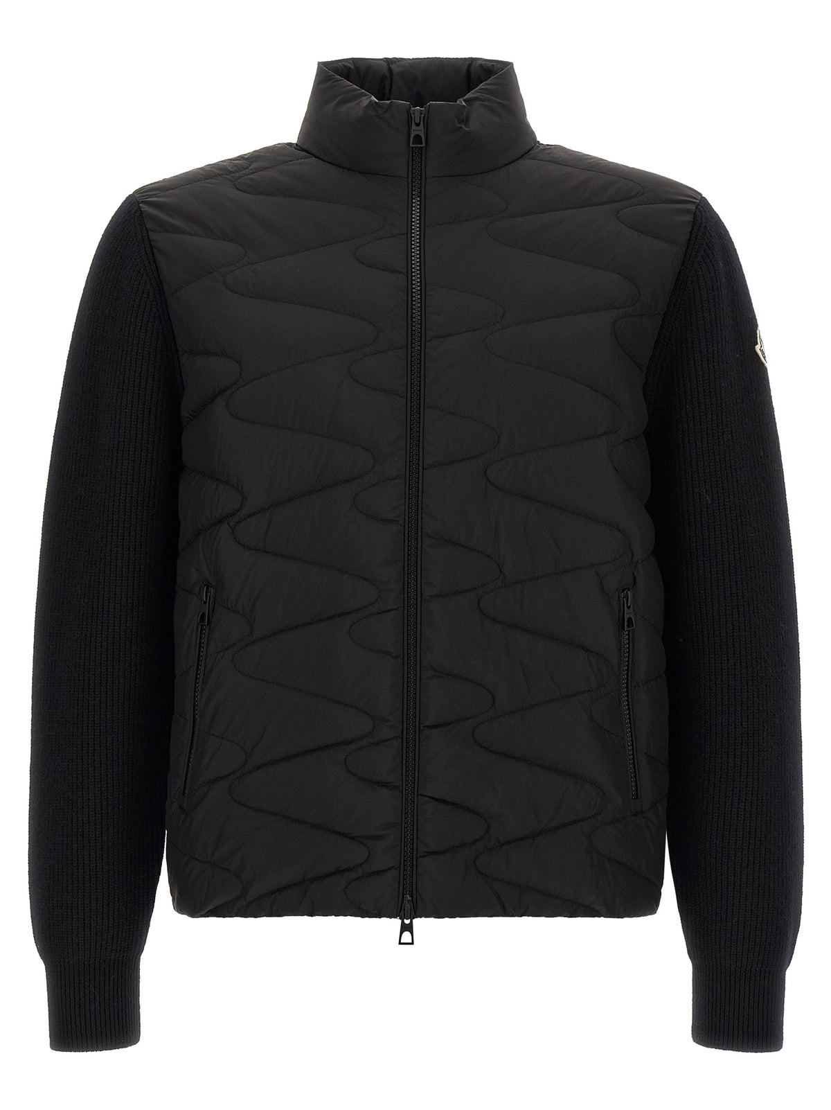 Moncler Black Polyamide Cardigan