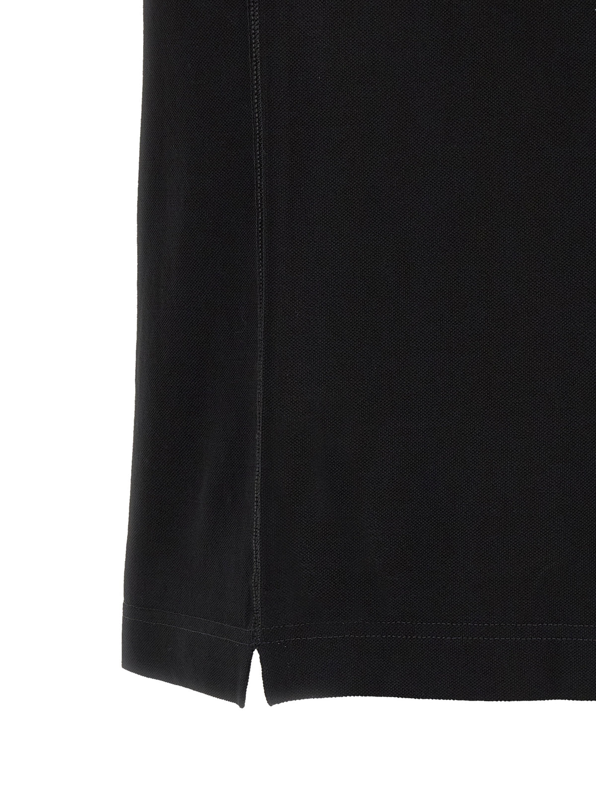 Dolce & Gabbana Black Cotton Polo Shirt