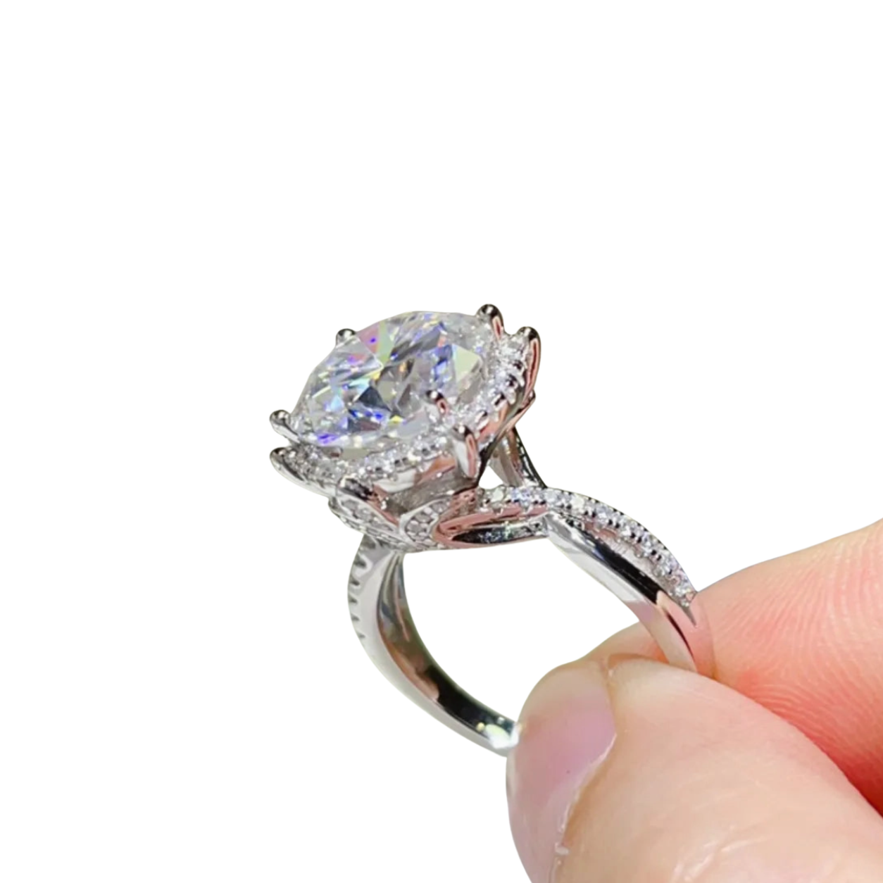 The Radiance Luxe™ 5-Carat Statement Ring Floreal Luxe Collection
