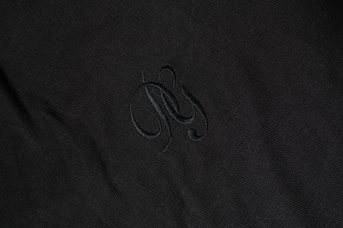 Dolce & Gabbana Black Cotton DG Logo Men Sweatshirt Sweater