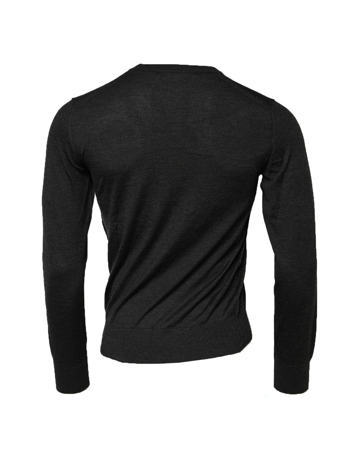 Dolce & Gabbana Gray Cashmere Crew Neck Sweatshirt Sweater