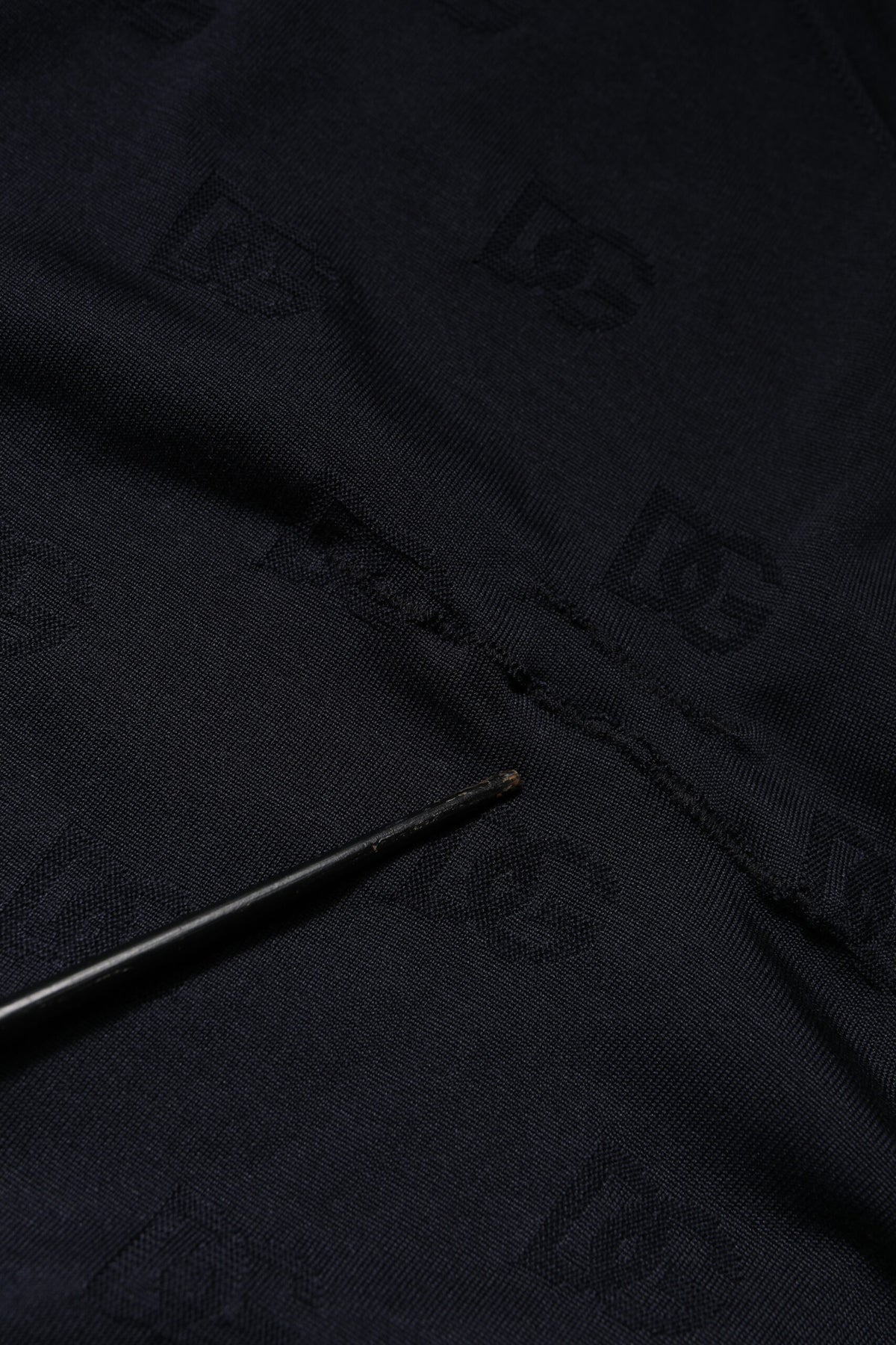 Dolce & Gabbana Black Silk Crew Neck Sweatshirt Sweater