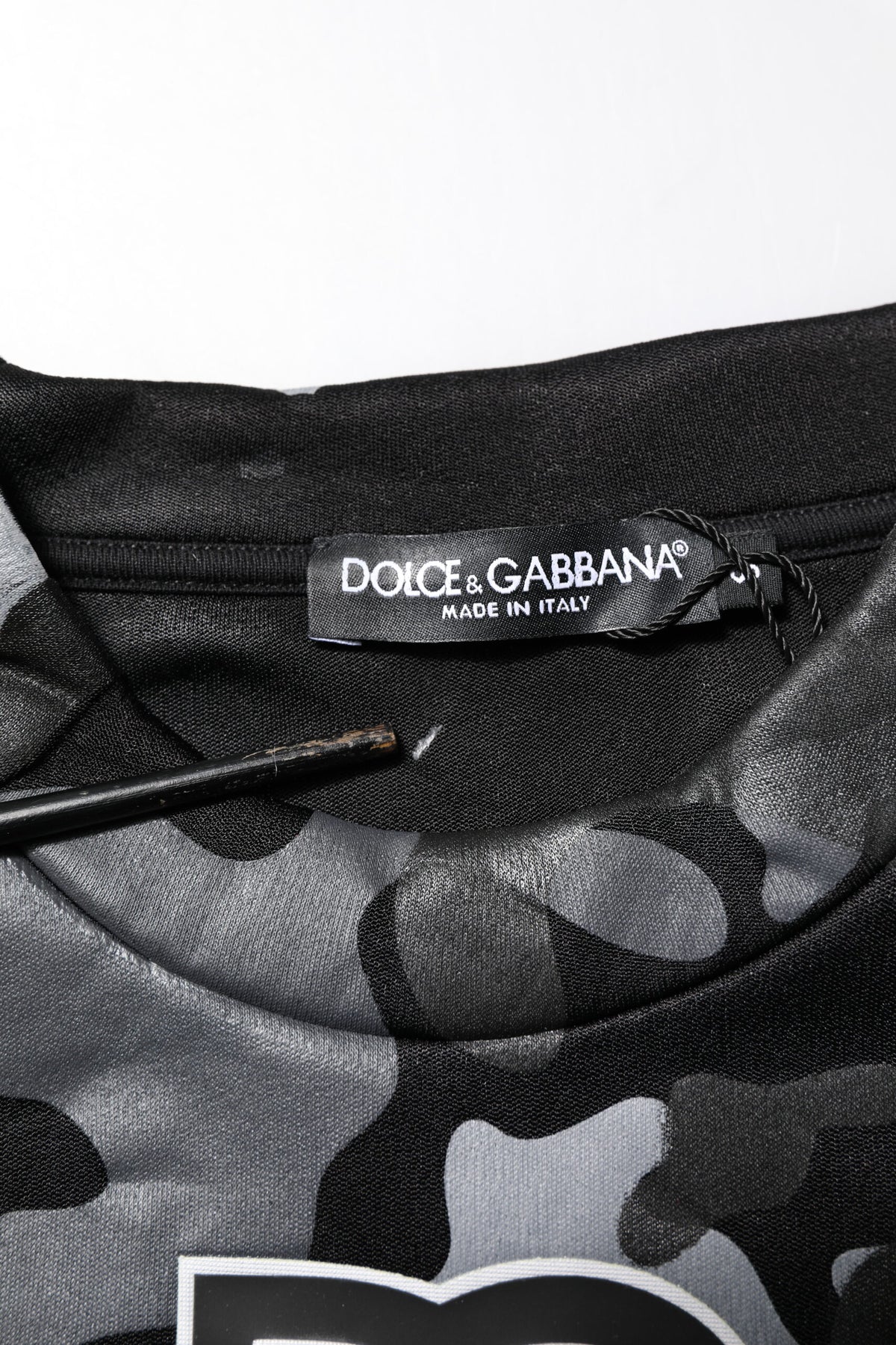 Dolce & Gabbana Black Camouflage Pullover Sweatshirt Sweater