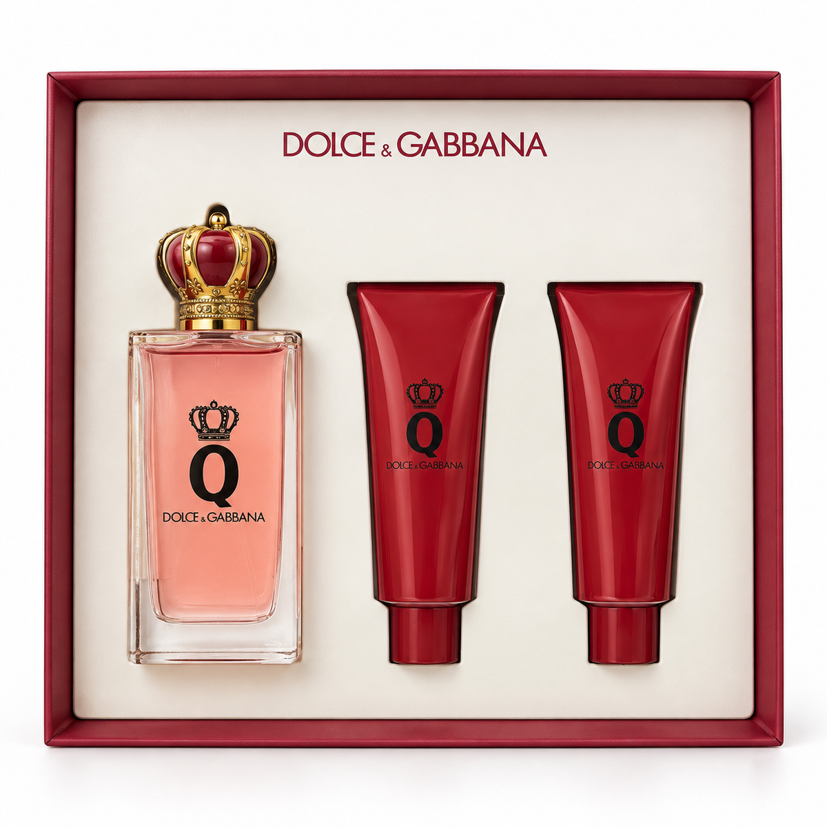 Dolce & Gabbana Q (W) Eau de Parfum 3-Piece Gift Set – 3.3 oz