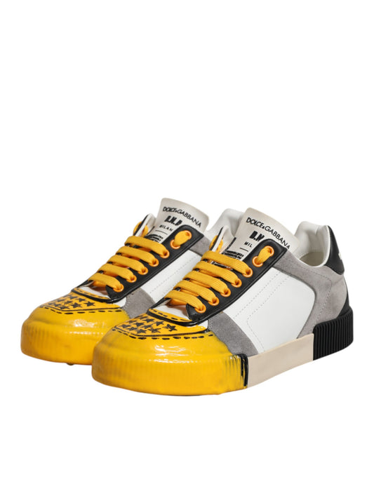 Dolce & Gabbana Multicolor MIAMI Low Top Sneakers Shoes
