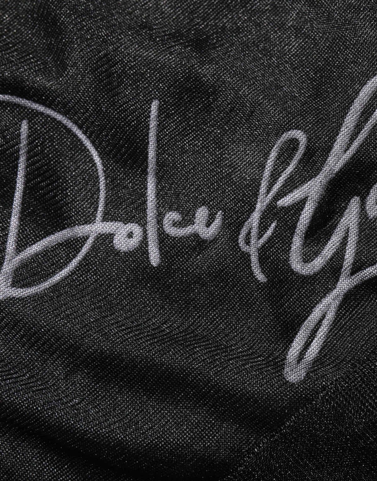 Dolce & Gabbana Black Polyester Pullover Sweatshirt Sweater