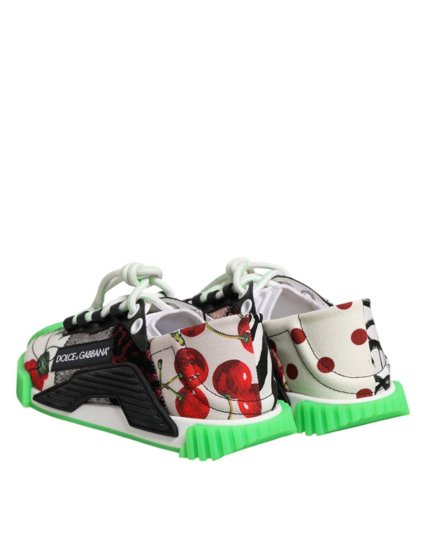 Multicolor DG Logo Leopard Cherry Sneaker Shoes
