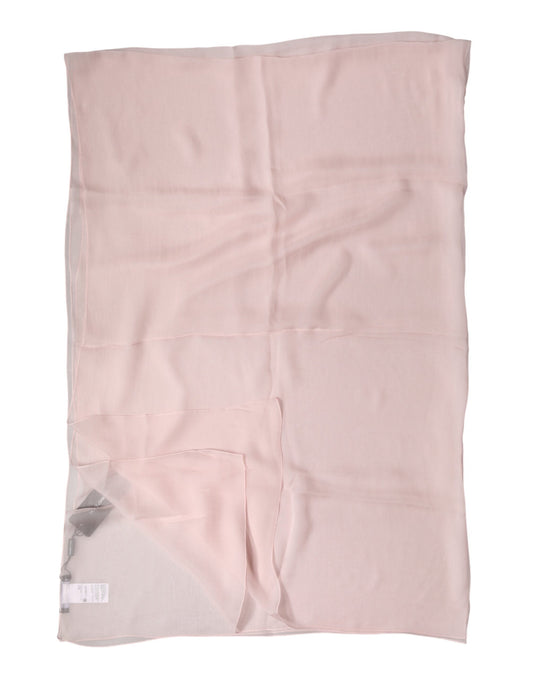 Light Pink Stole Silk Neck Wrap Shawl  Scarf