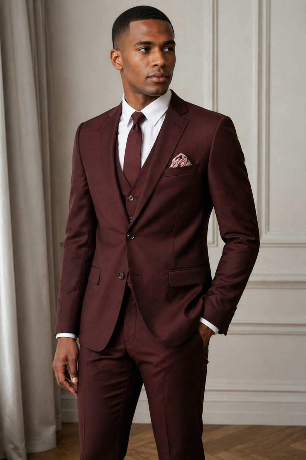 The Executive Slim-Fit Luxe Suit