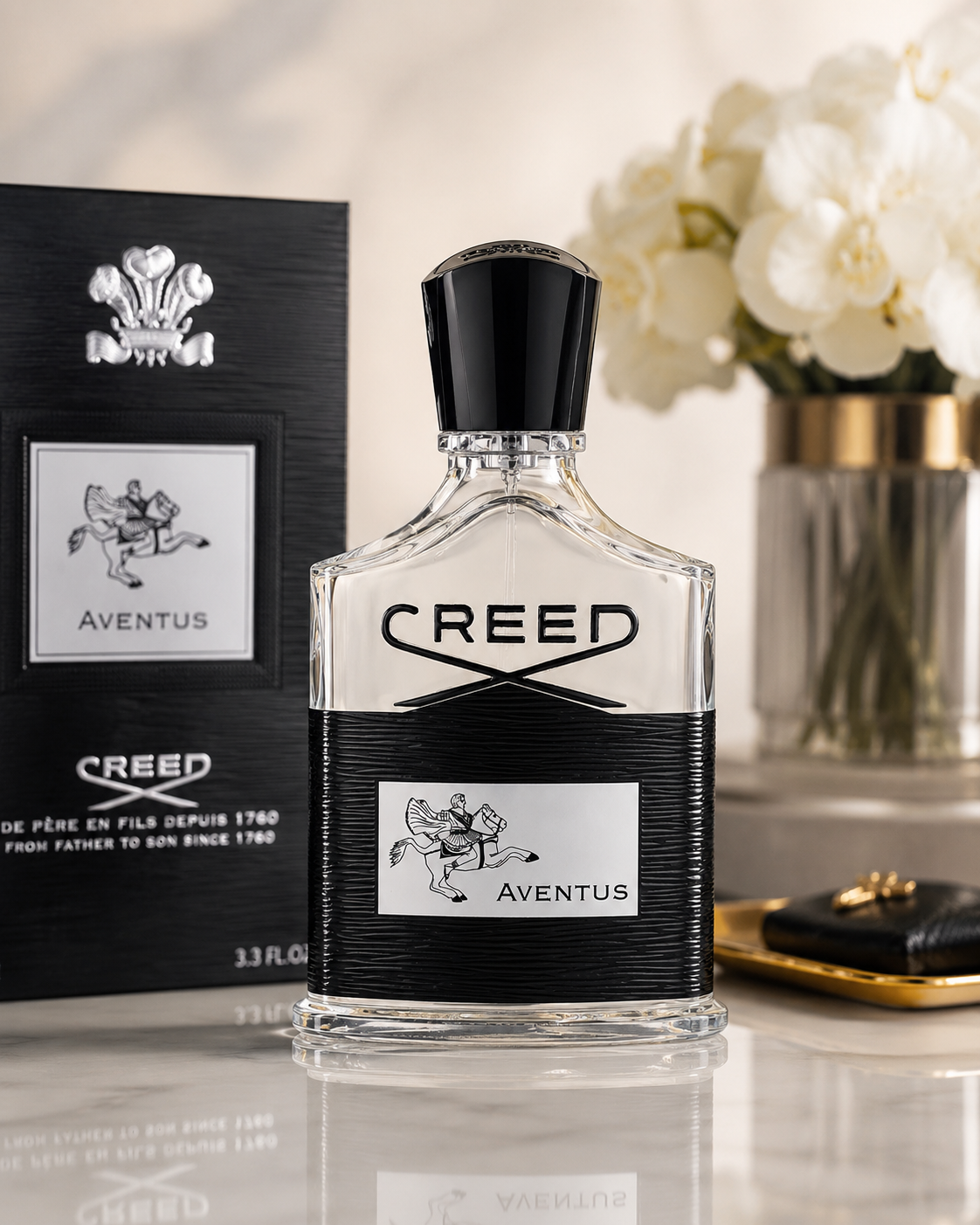 Creed Aventus Eau de Parfum 3.3 oz (100ml) | Authentic Luxury Men’s Fragrance