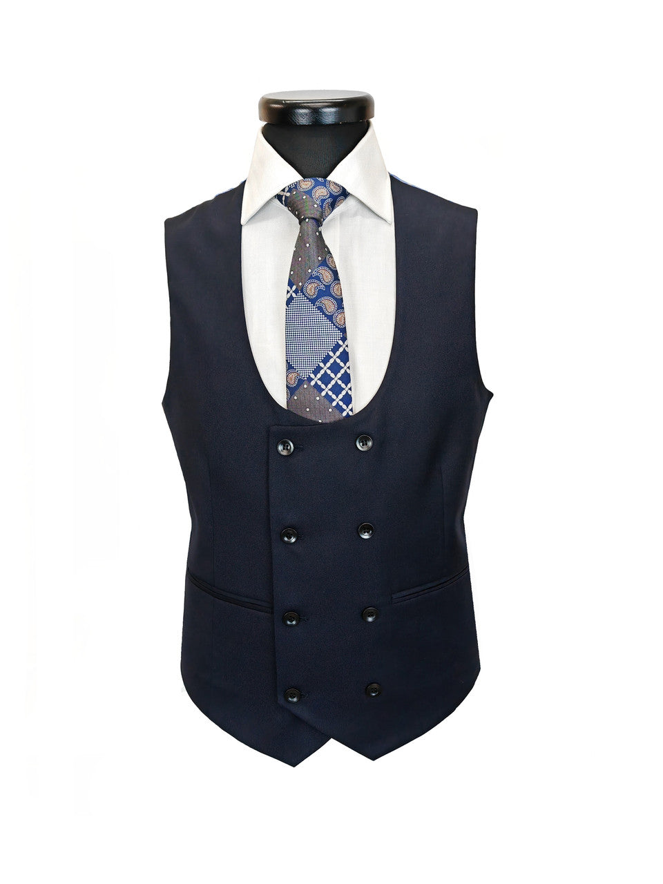 Men's 3-Piece Dark Navy Slim Fit Suit
