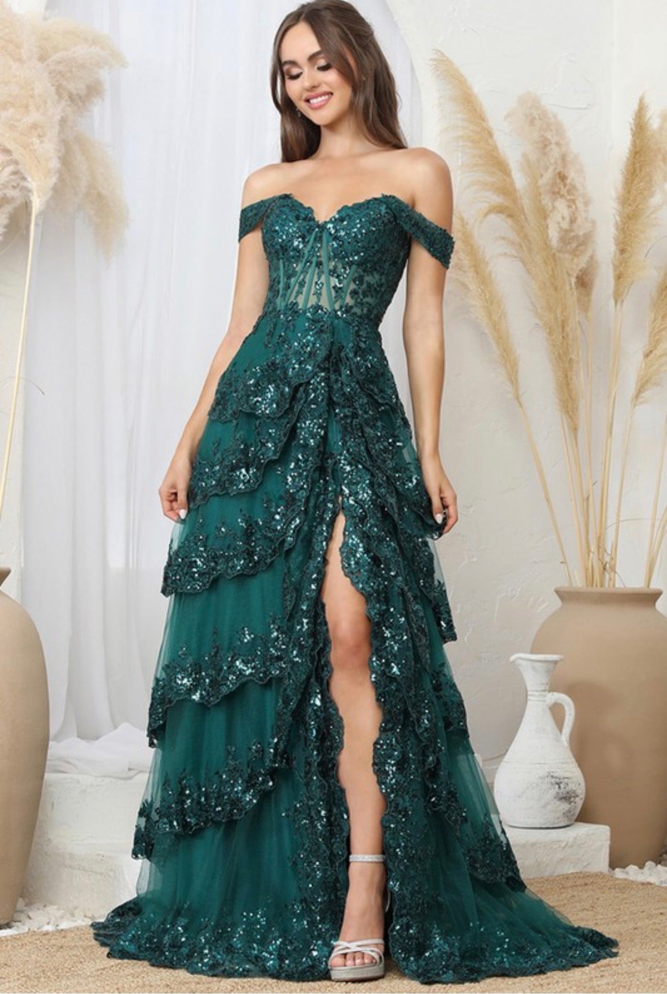 The Emerald Élite Gown