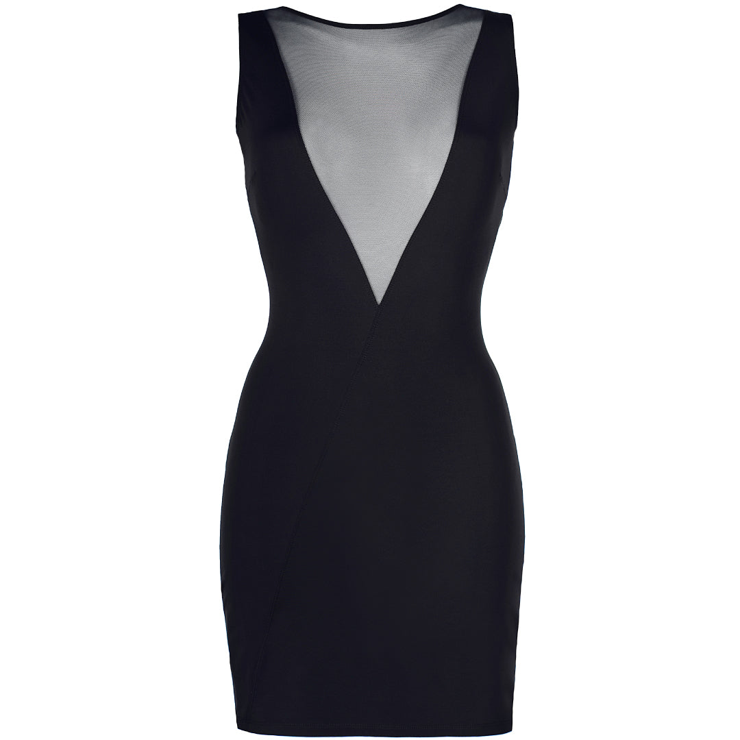 Axami Tropicana Black Mini Dress